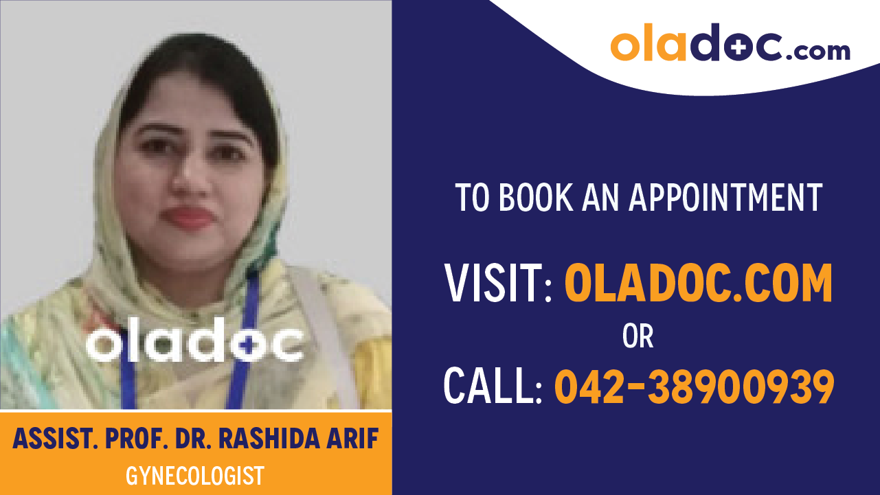 Book appointment with Dr.Rashida Arif-best Gynecologist in Multan